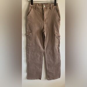 Hollister Women's Tan Straight Leg Jeans